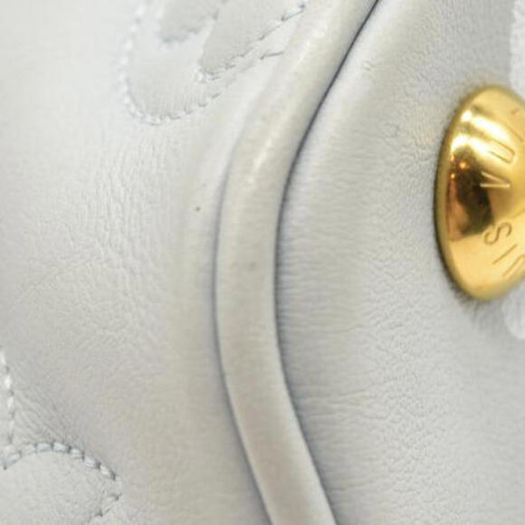 LOUIS VUITTON Calfskin Bubblegram Alma BB Ice Blue - Picture 8 of 16